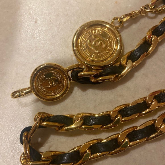 Vintage authentic Chanel belt